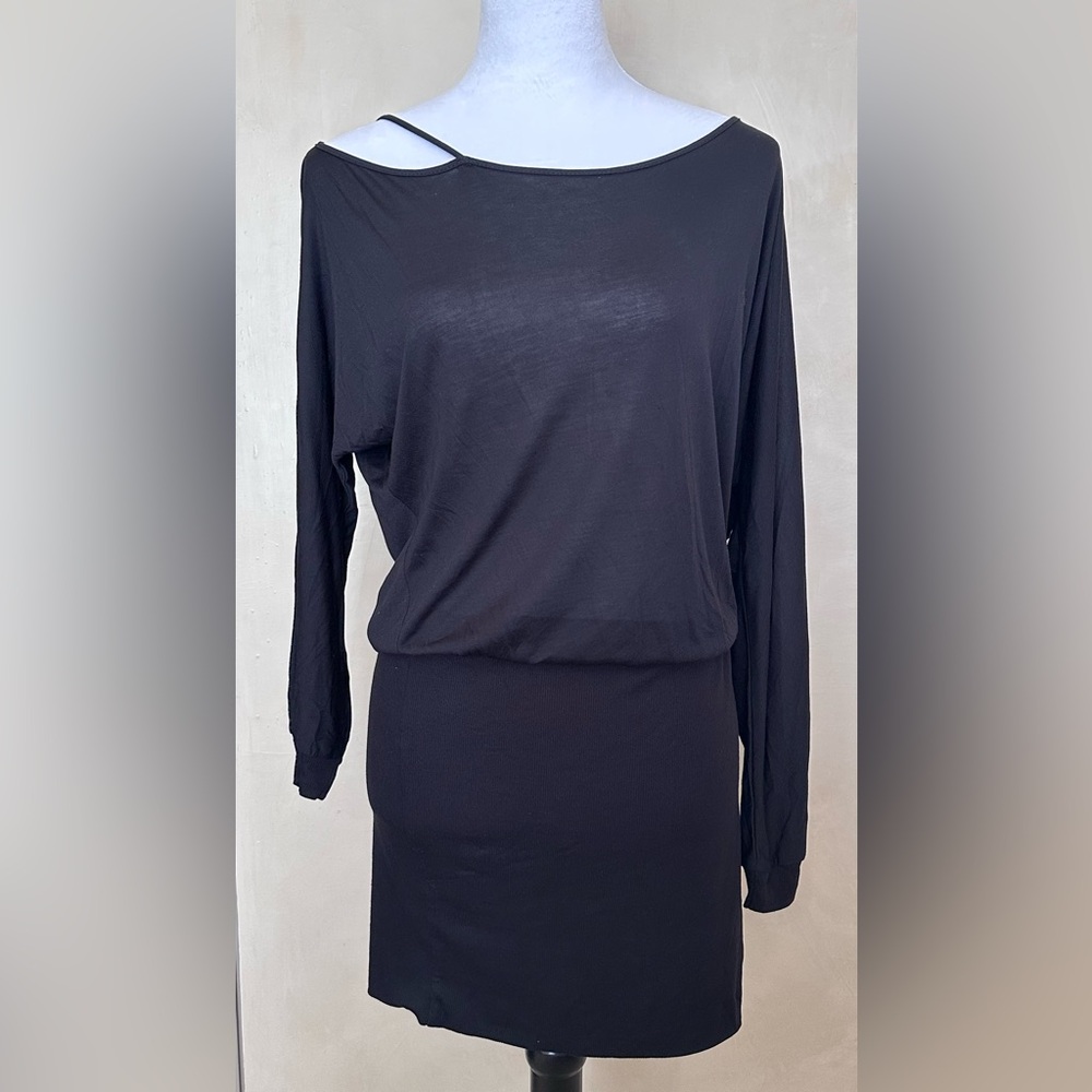 Chic Black Long Sleeve Dress